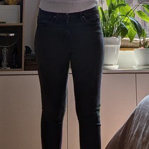 black/grey levi's 311 shaping skinny jeans 28